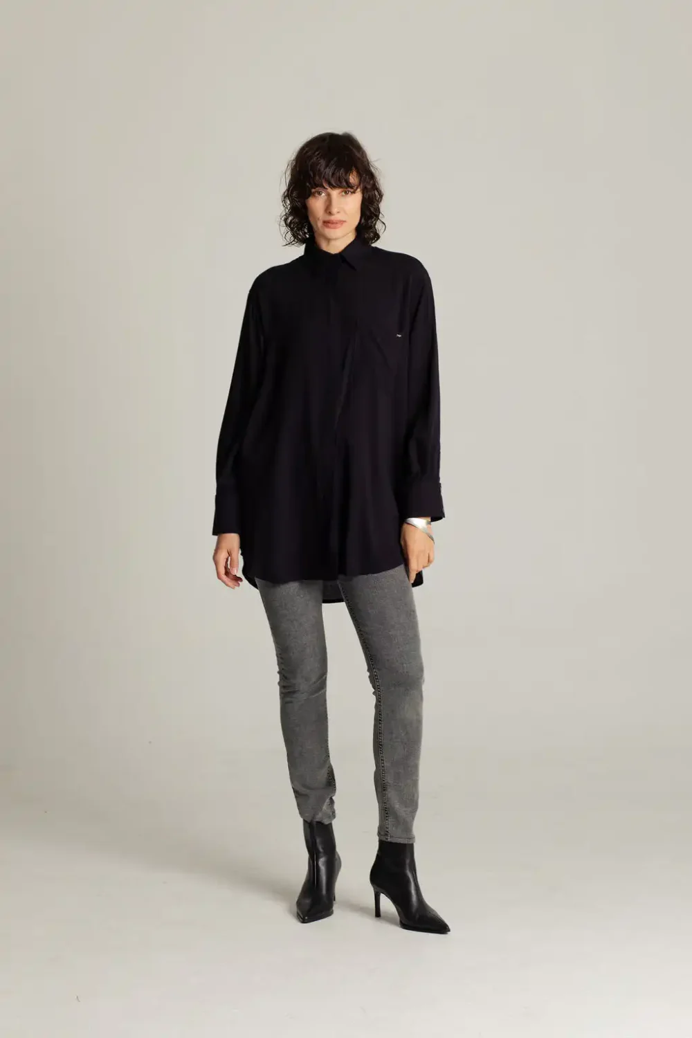 KOŠULJA OVERSIZED BLACK - Slika 6