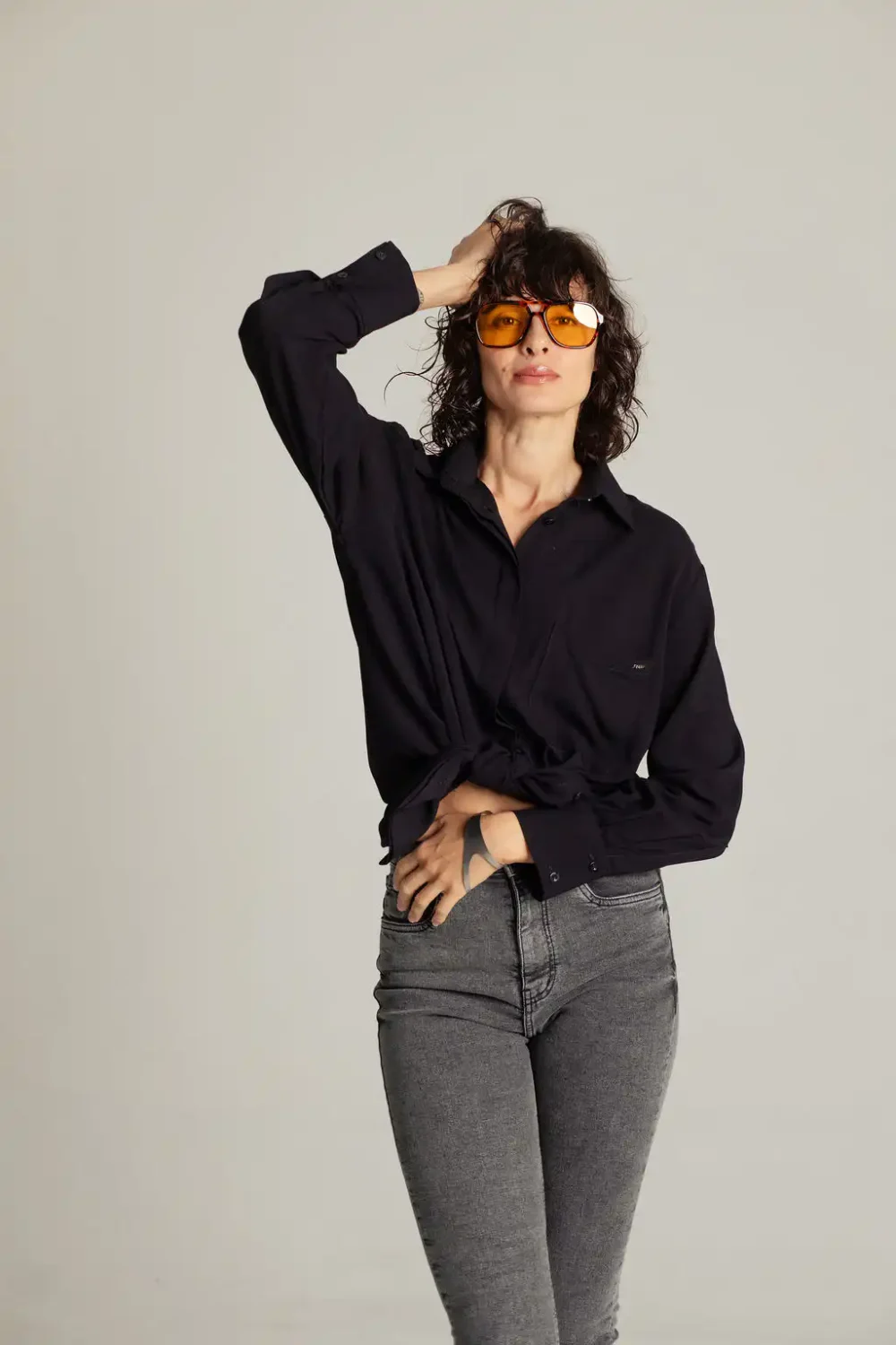KOŠULJA OVERSIZED BLACK - Slika 2