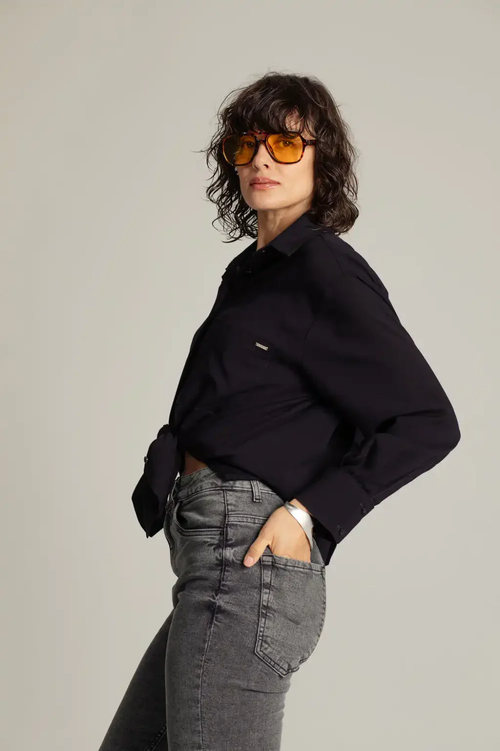 KOŠULJA OVERSIZED BLACK - Slika 7