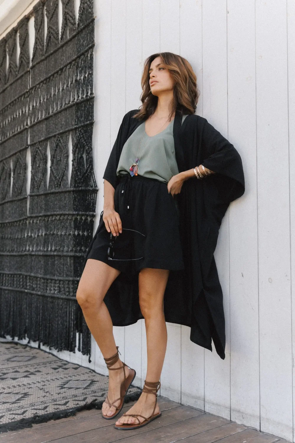 KIMONO LAGANINI BLACK - Slika 10