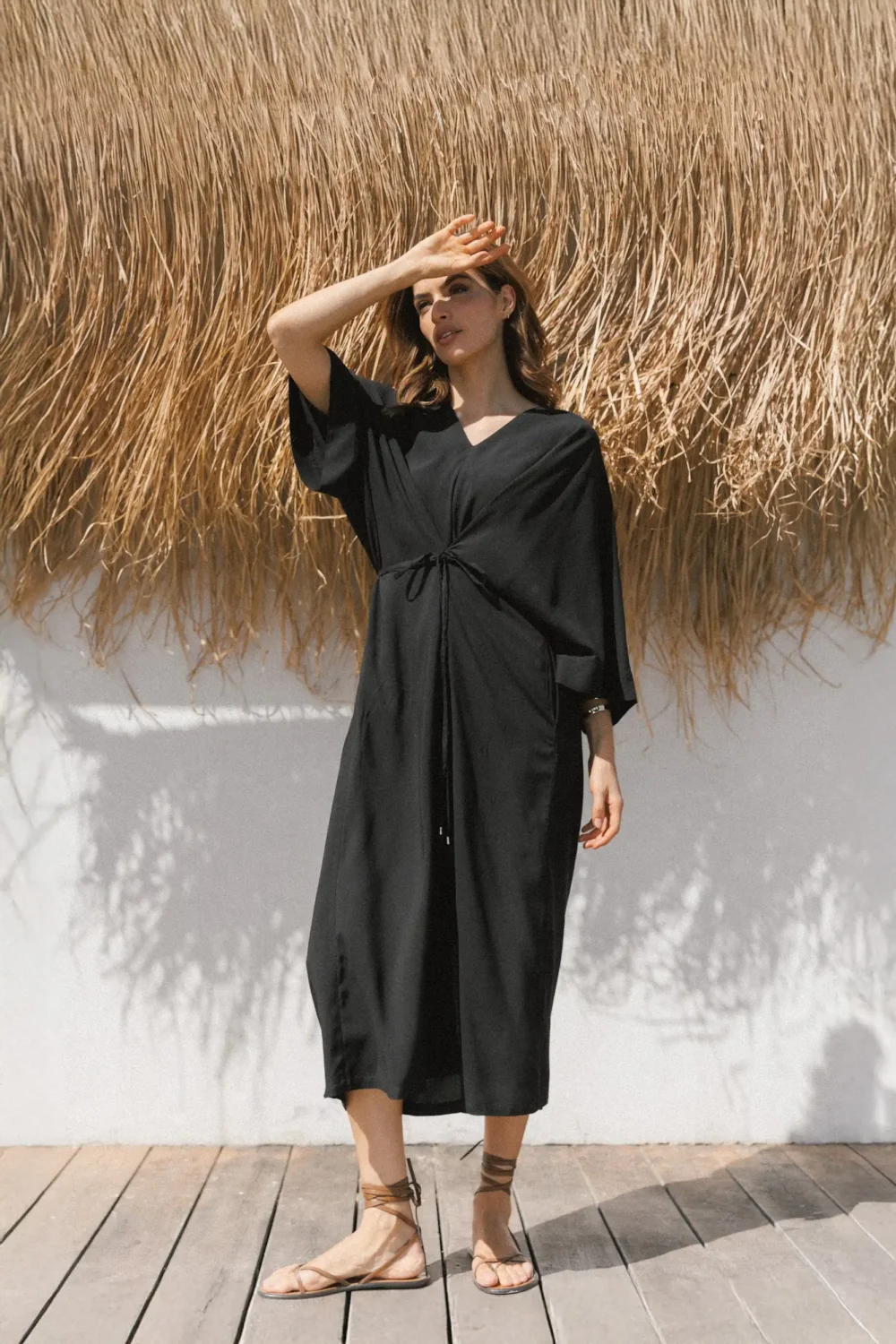 HALJINA KIMONO BLACK - Slika 11