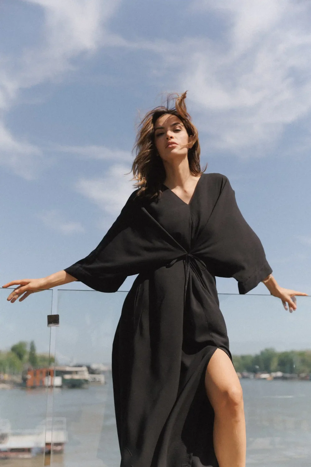 HALJINA KIMONO BLACK - Slika 8