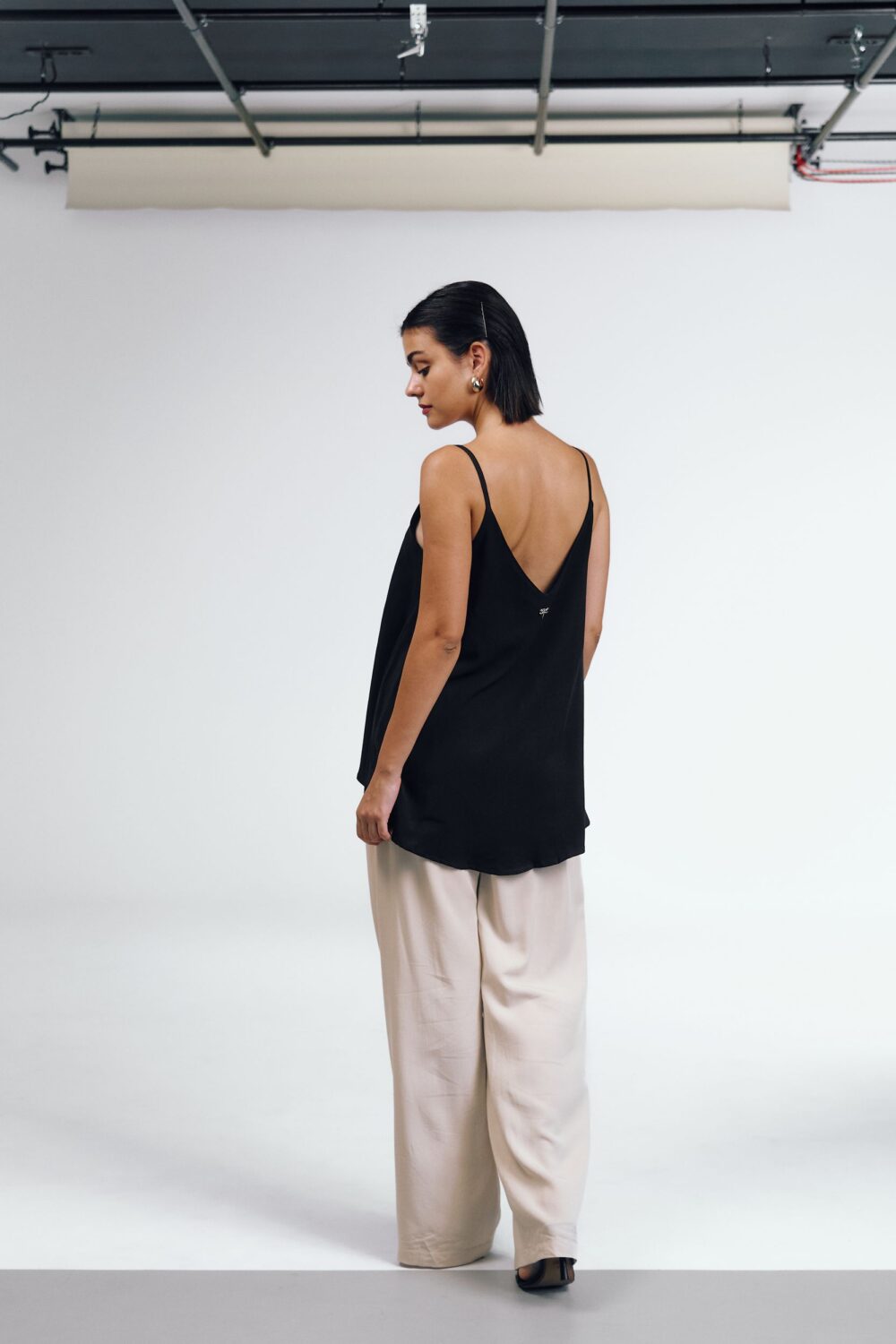 MAJICA LAGANINI LYOCELL BLACK - Slika 4