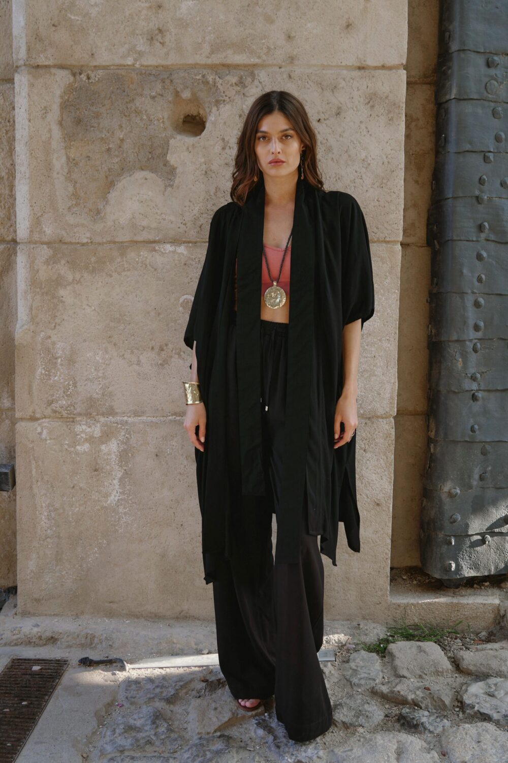 KIMONO LAGANINI BLACK - Slika 2