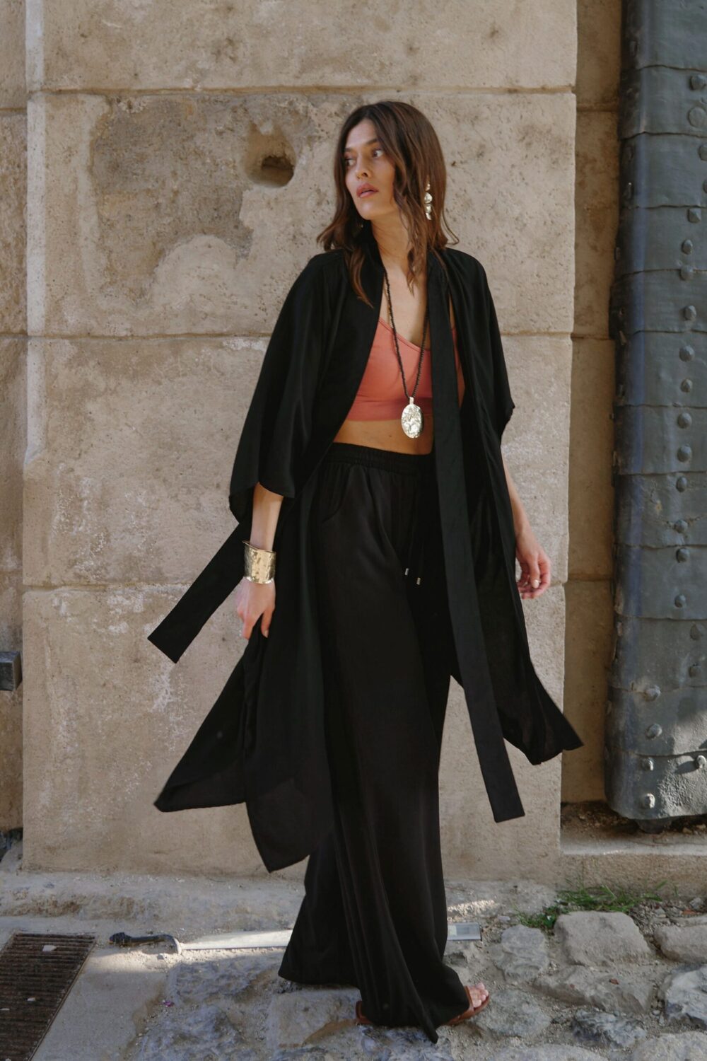 KIMONO LAGANINI BLACK - Slika 7