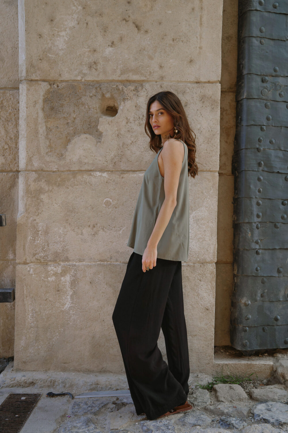 MAJICA LAGANINI LUX OLIVE - Slika 3