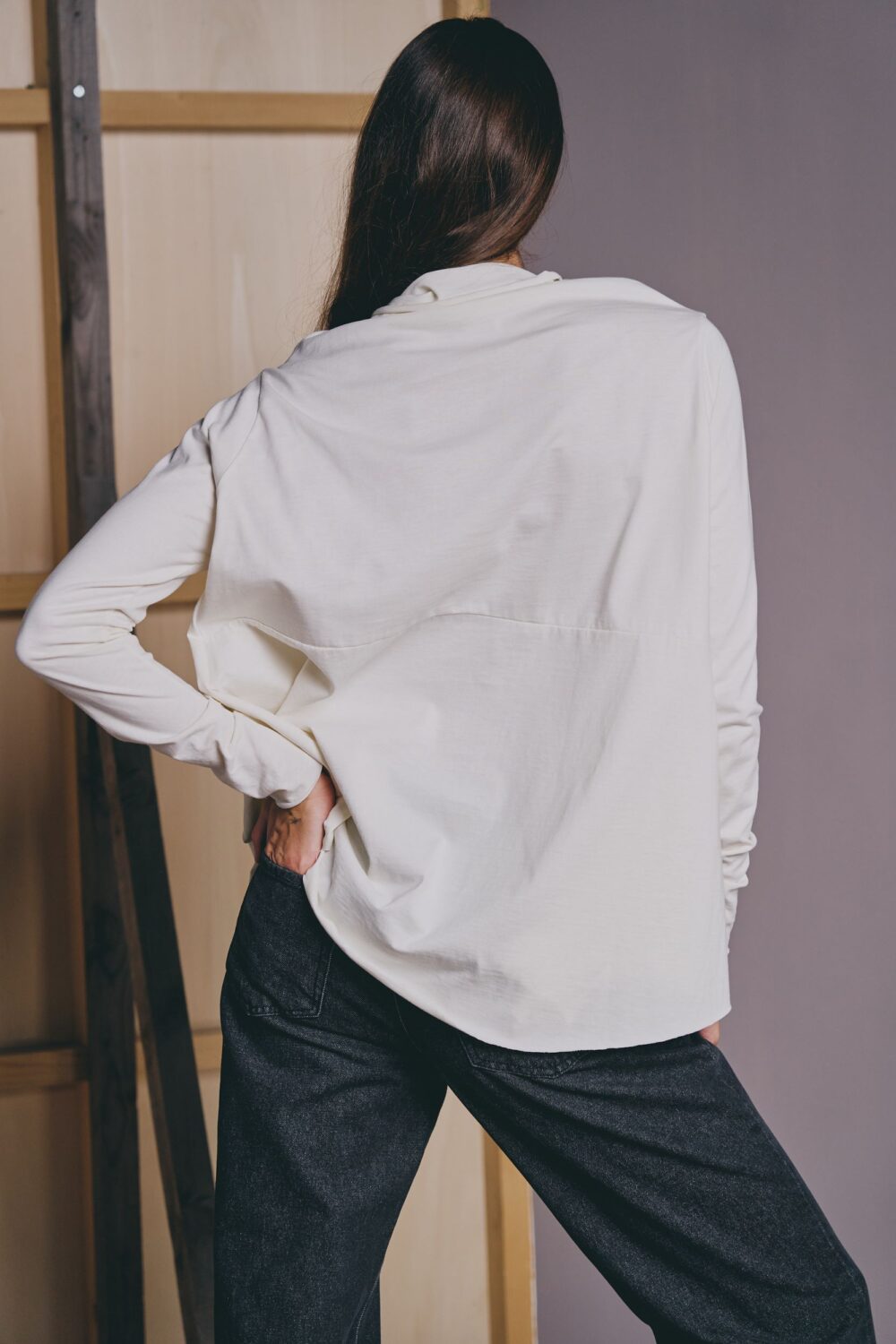 MAJICA NIA ORGANIC OFF WHITE - Slika 2