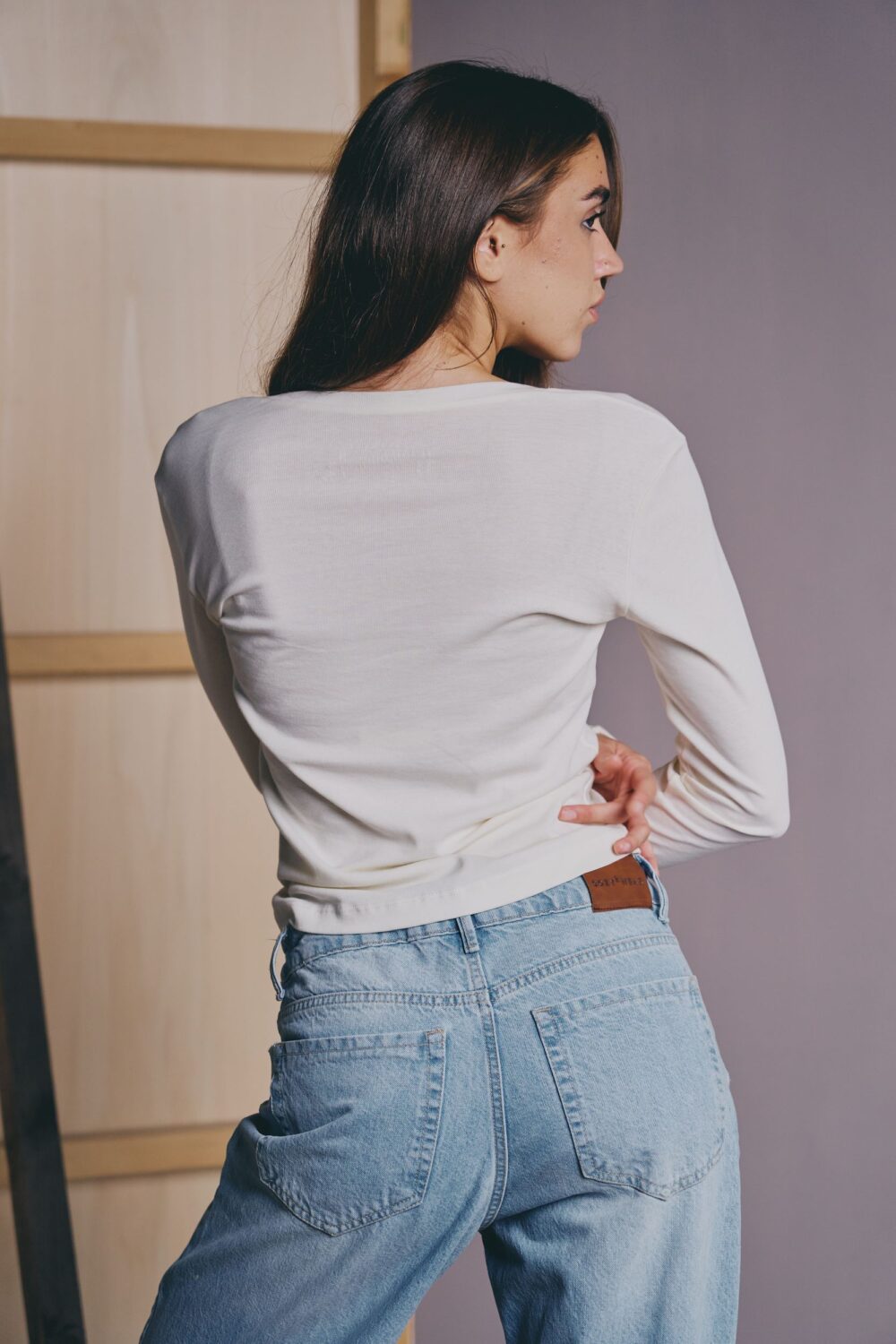 MAJICA VIOLA ORGANIC OFF WHITE - Slika 6