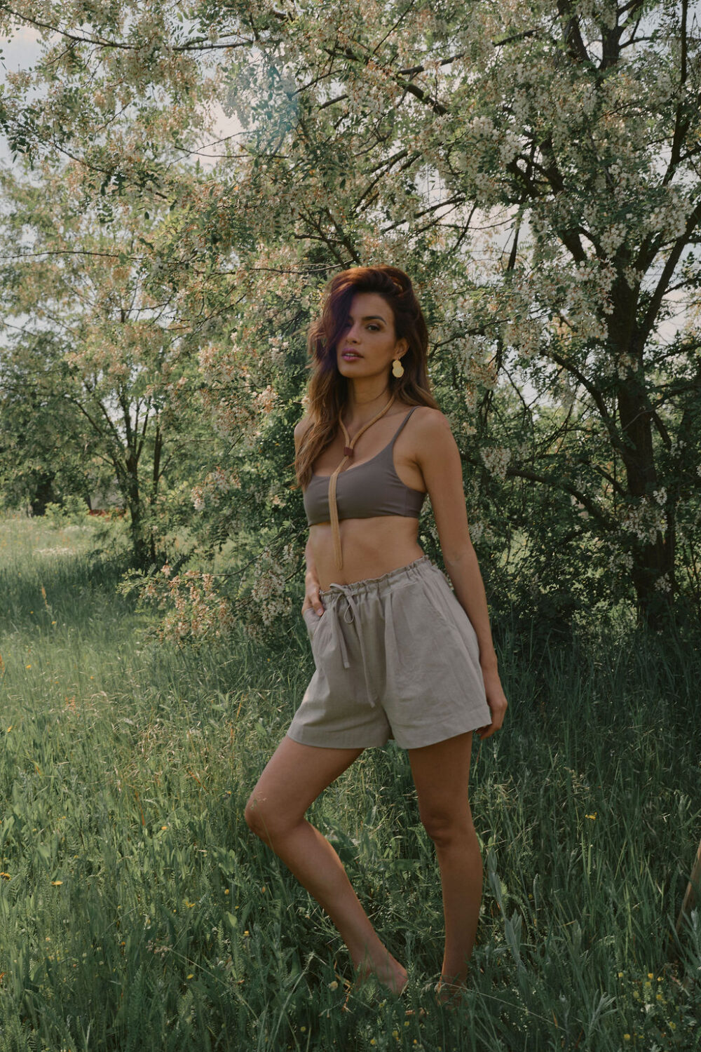 ŠORTS NAOMI MOCHA - Slika 2