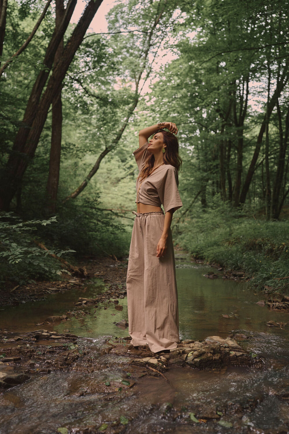 PANTALONE KIARA MOCHA - Slika 2