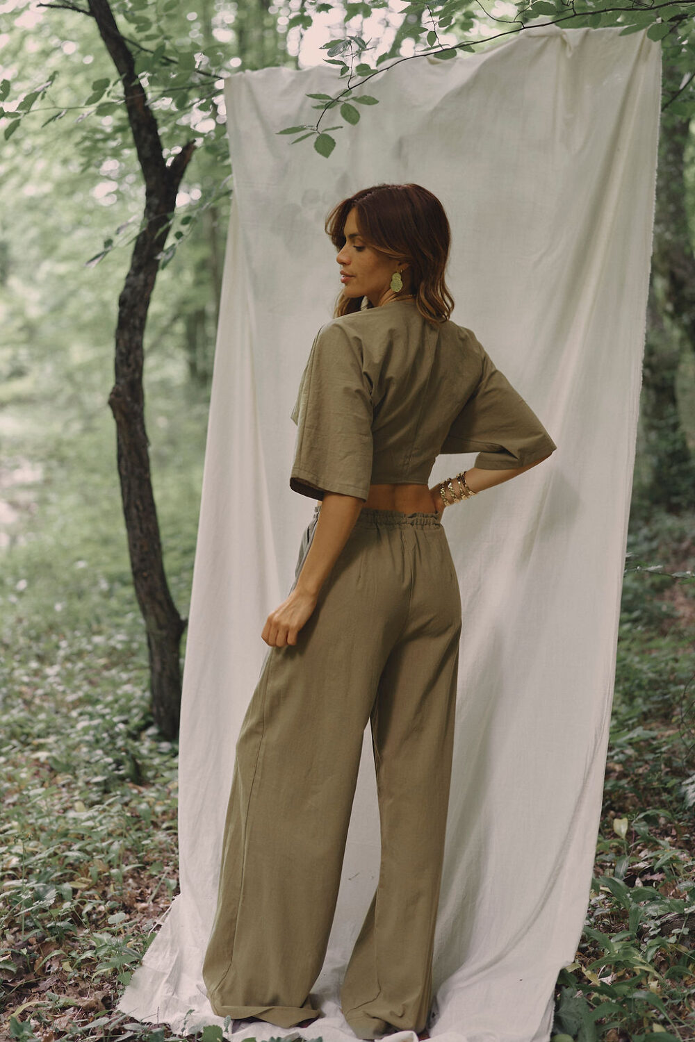 BLUZA KIARA OLIVE - Slika 2