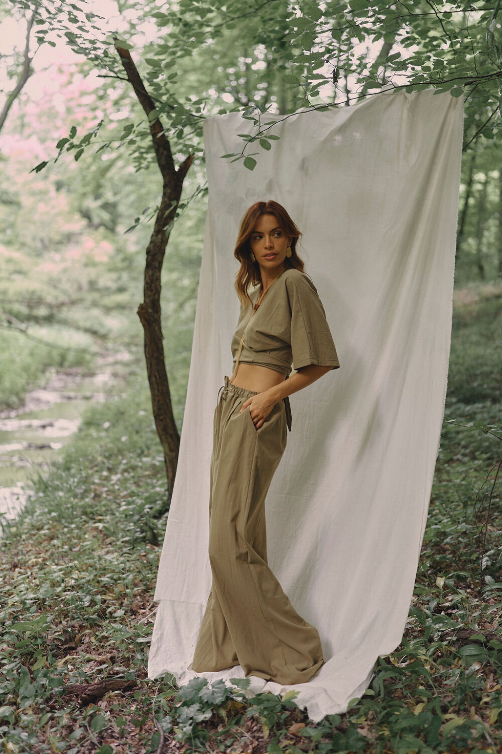 BLUZA KIARA OLIVE - Slika 5