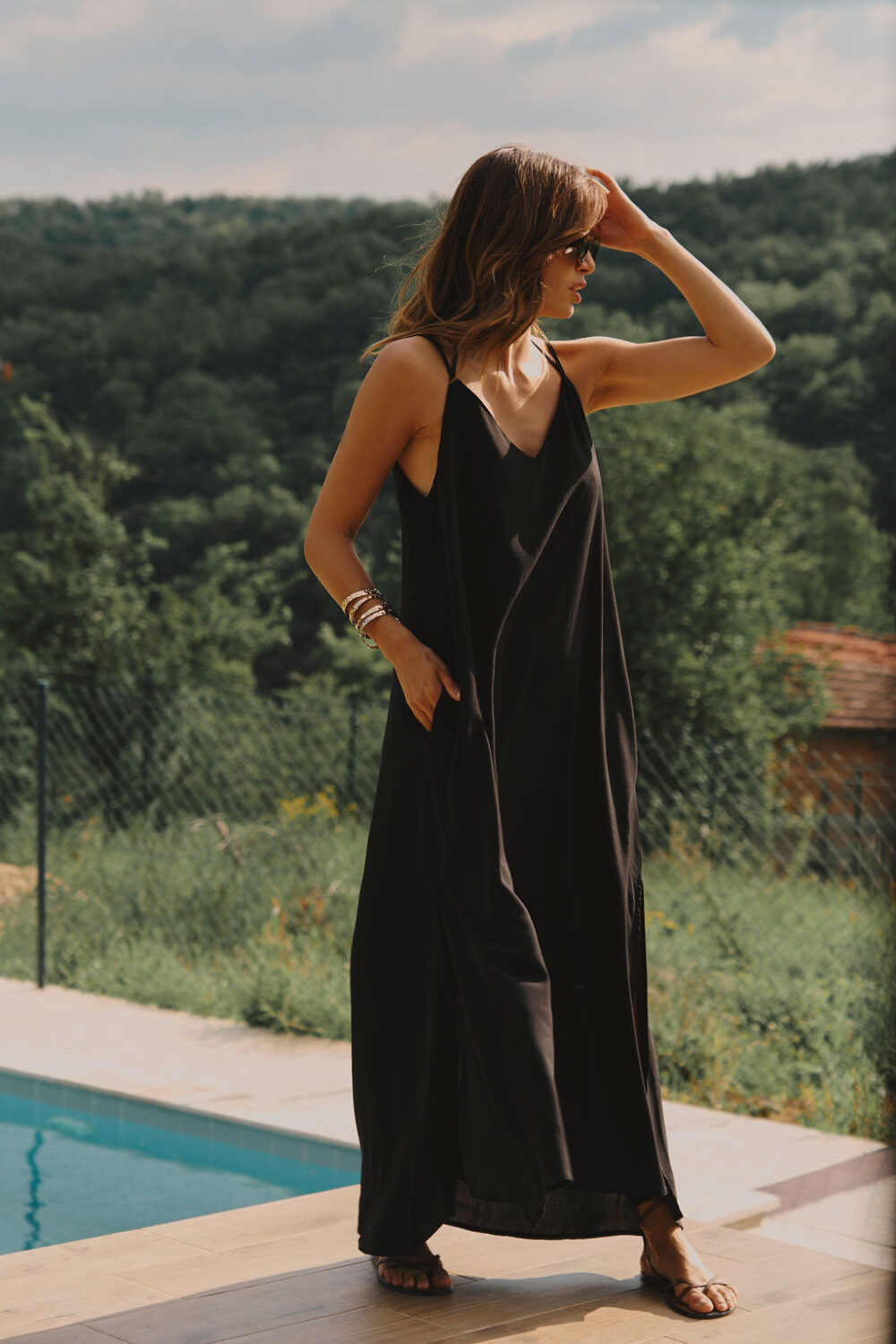 HALJINA MAXI LAGANINI BLACK - Slika 2