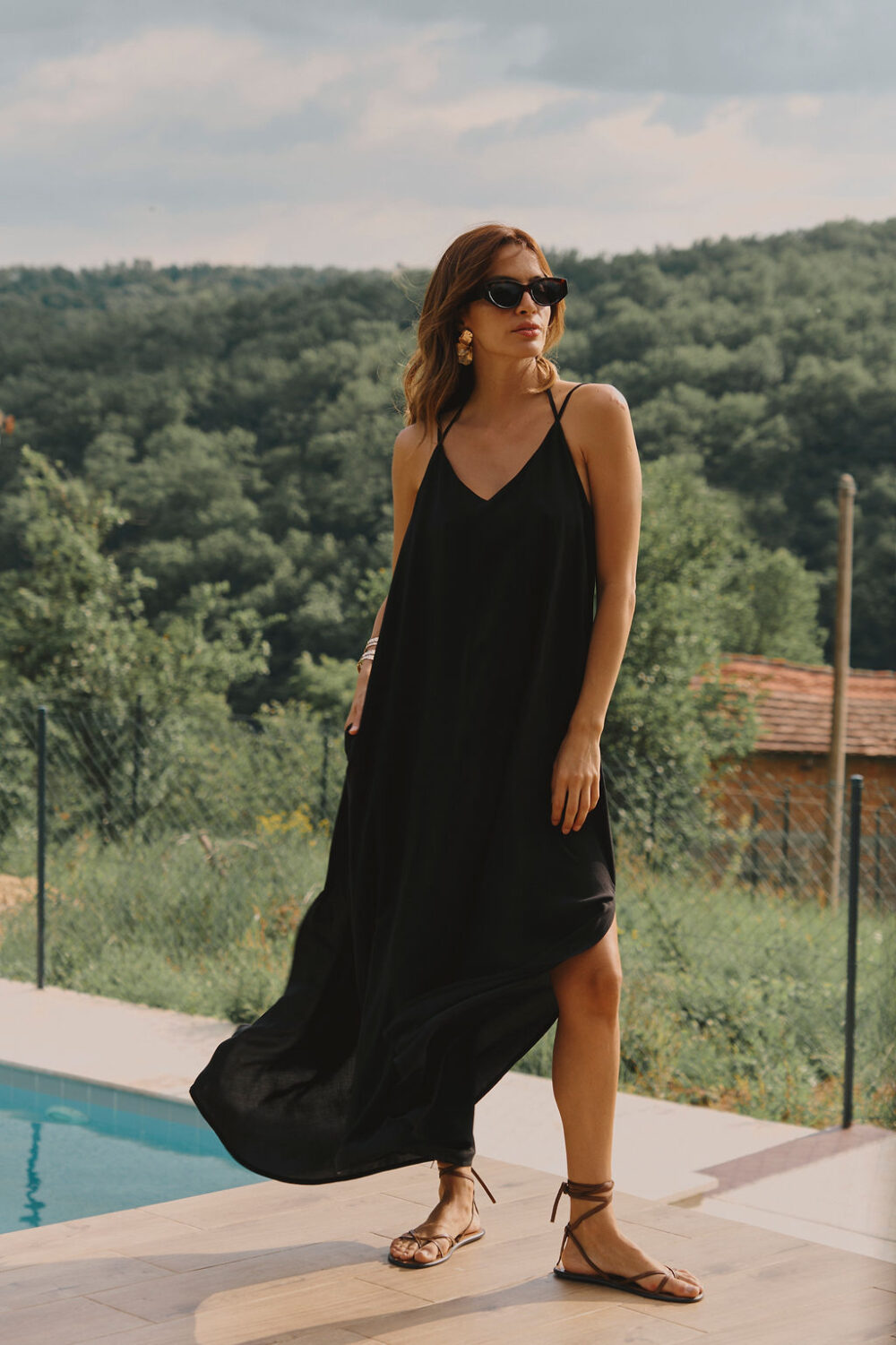 HALJINA MAXI LAGANINI BLACK - Slika 6