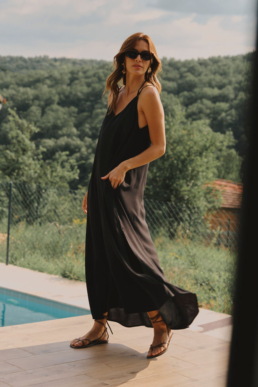 HALJINA MAXI LAGANINI BLACK - Slika 5