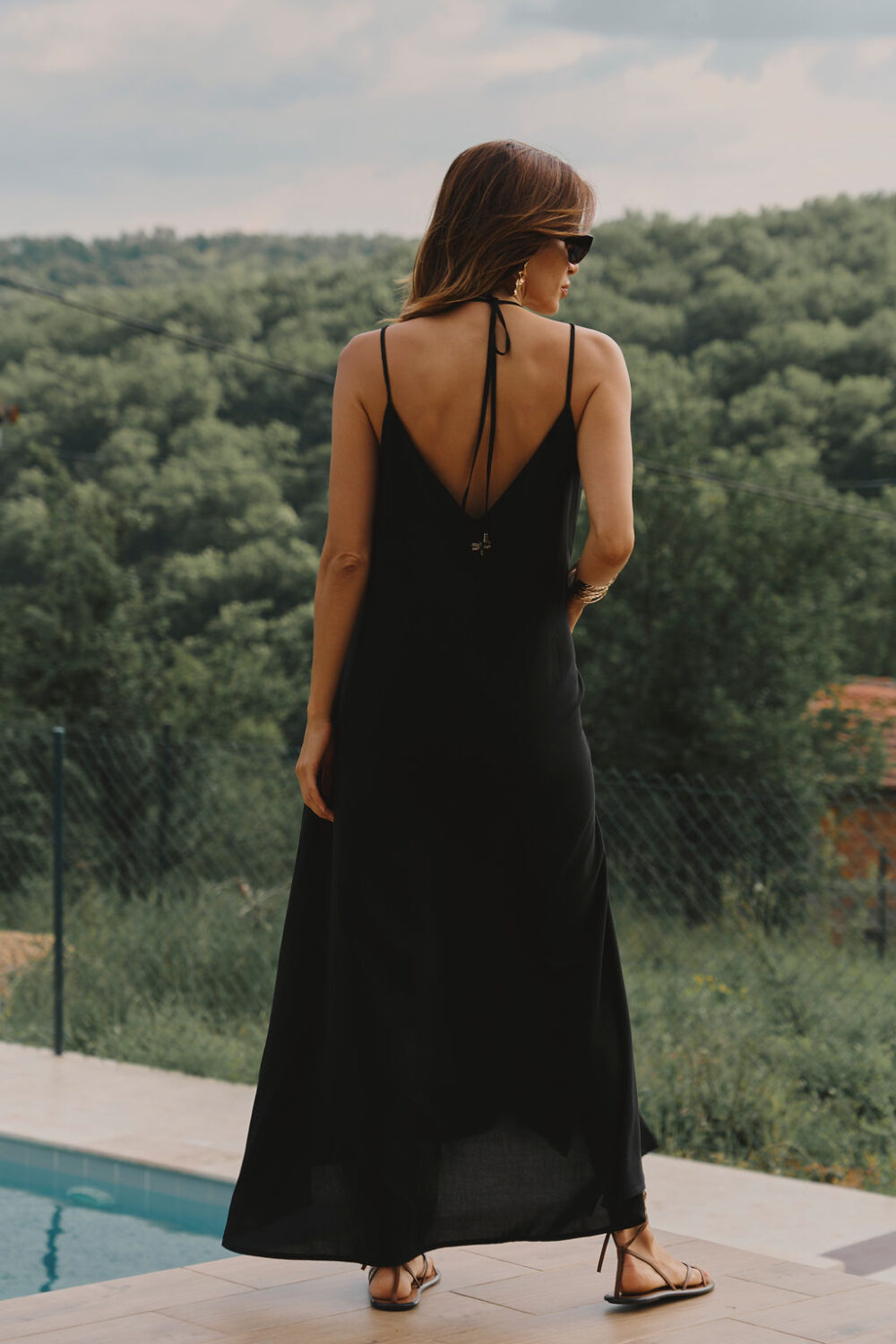 HALJINA MAXI LAGANINI BLACK - Slika 4