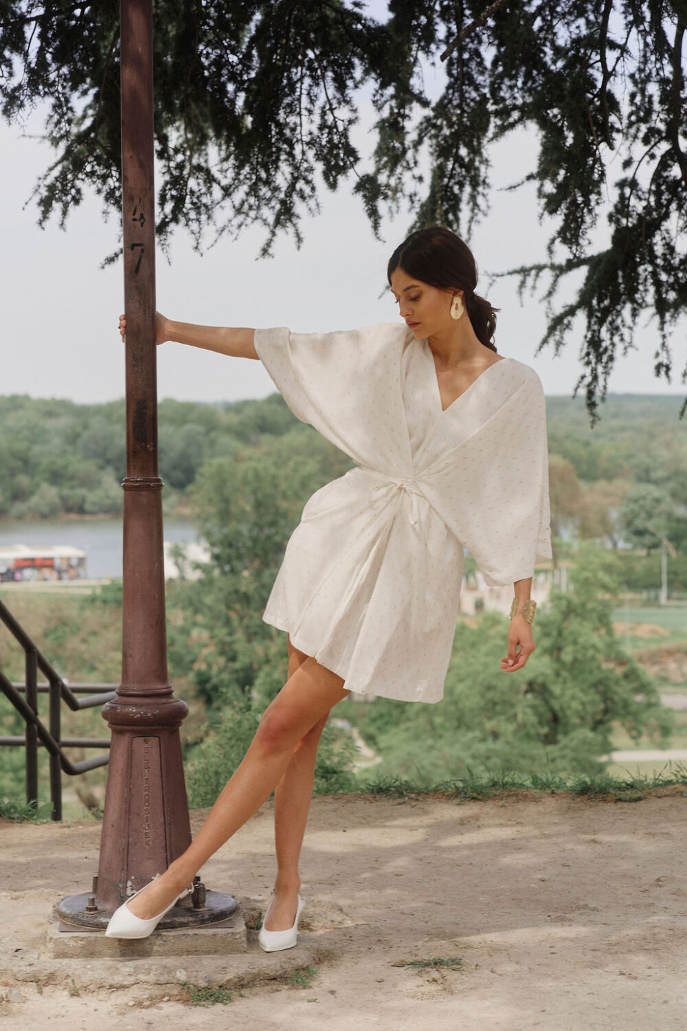 HALJINA KIMONO LAMЀ