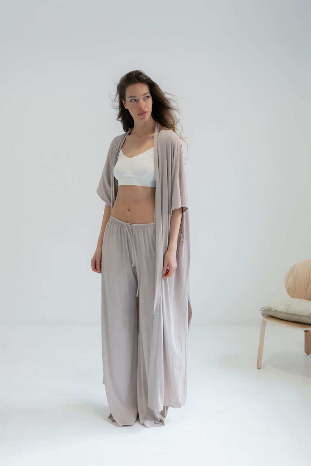 KIMONO LONG MOCHA - Slika 4