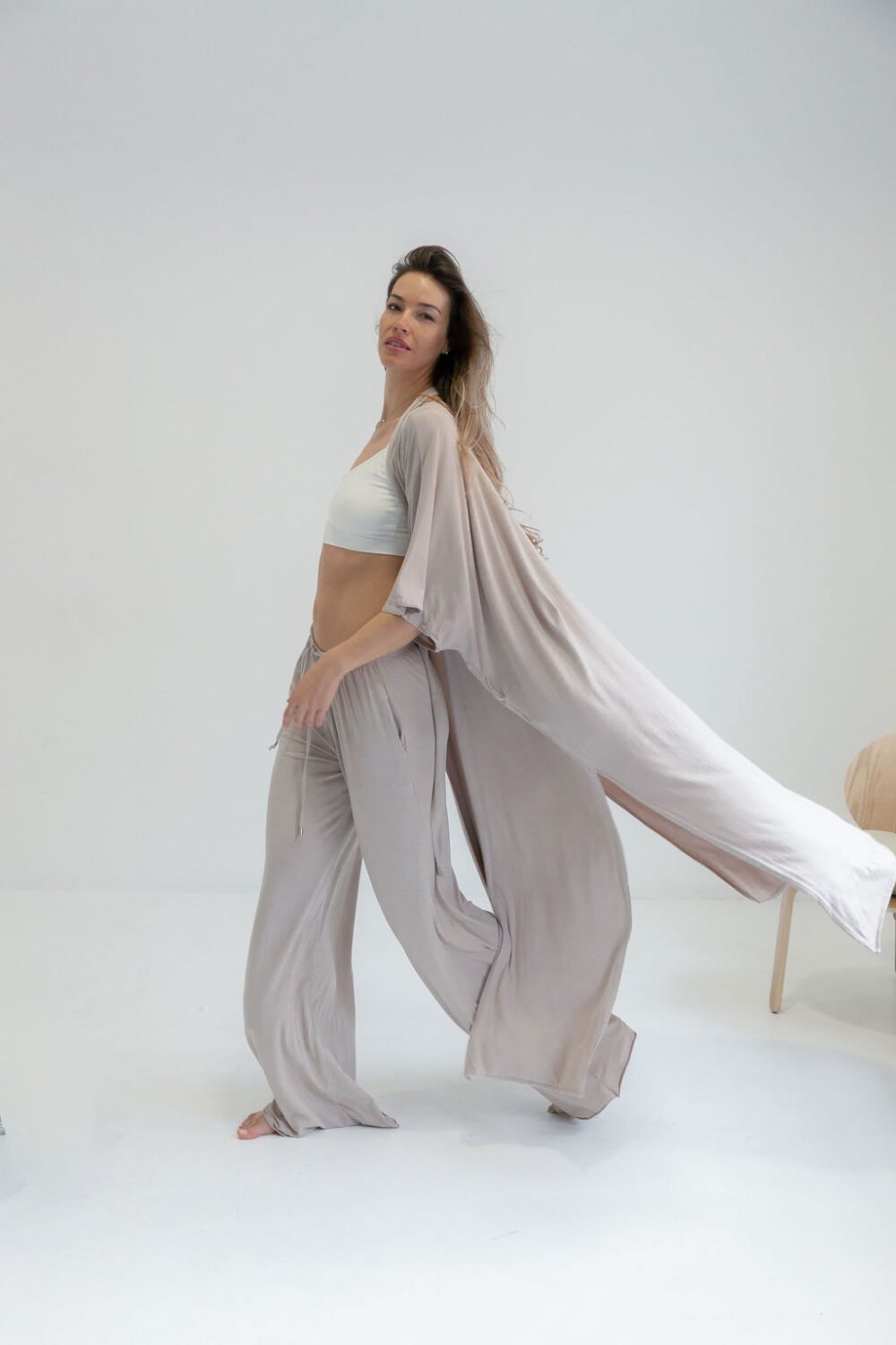 KIMONO LONG MOCHA - Slika 5