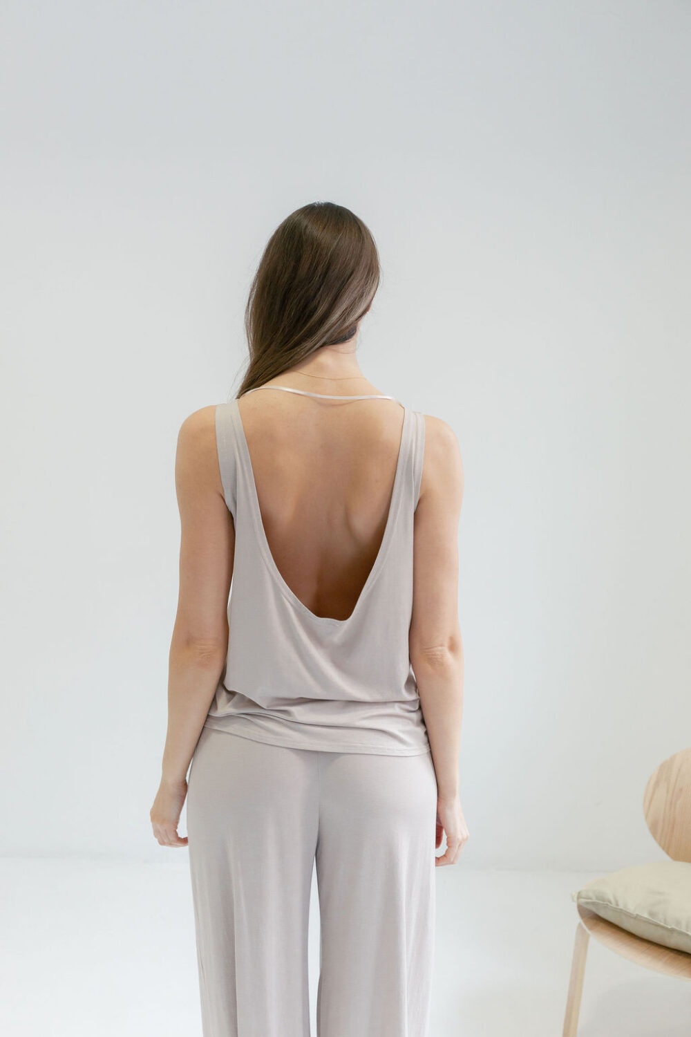 MAJICA TANK TOP MOCHA - Slika 6