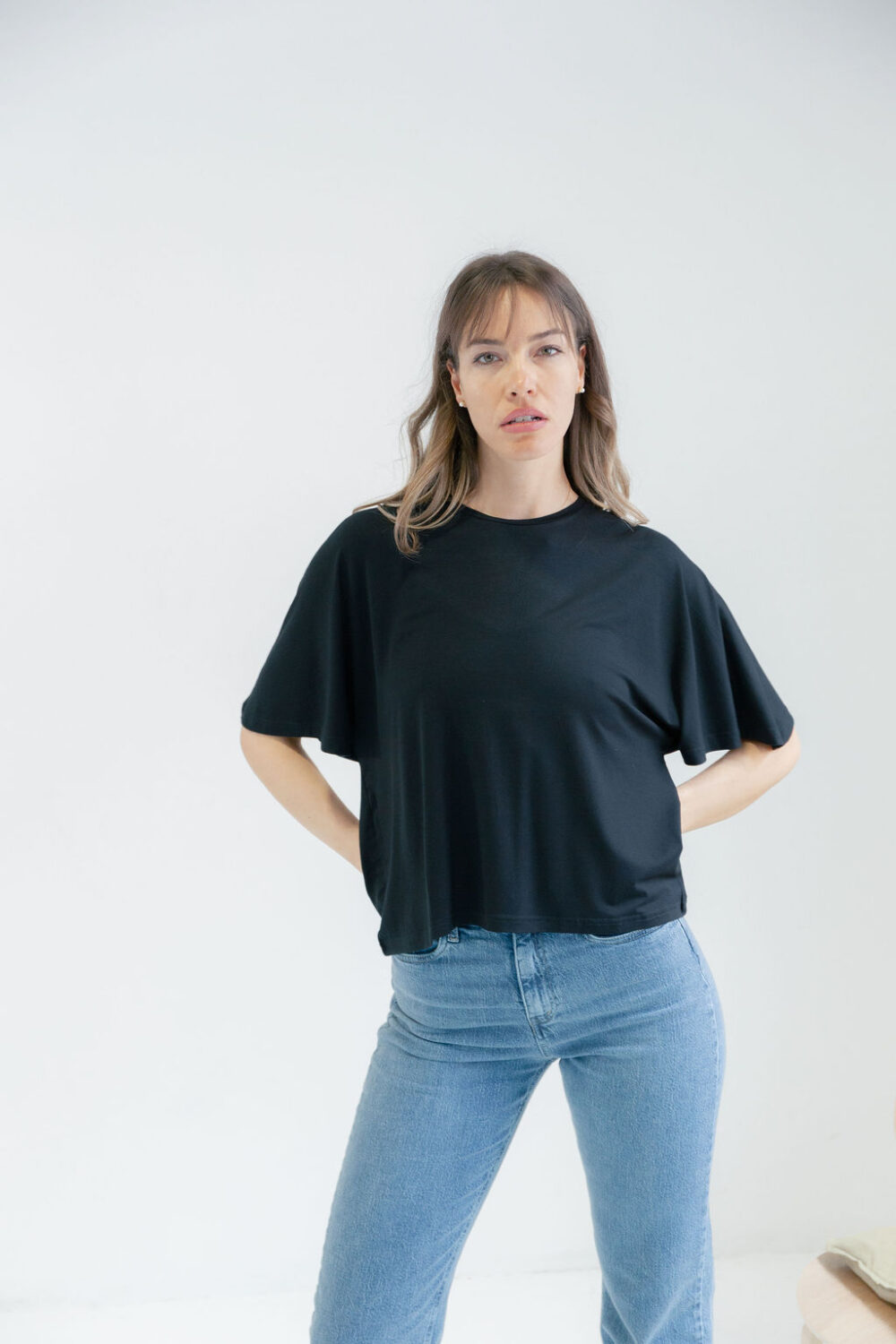 MAJICA BEYOND BASIC BLACK - Slika 6