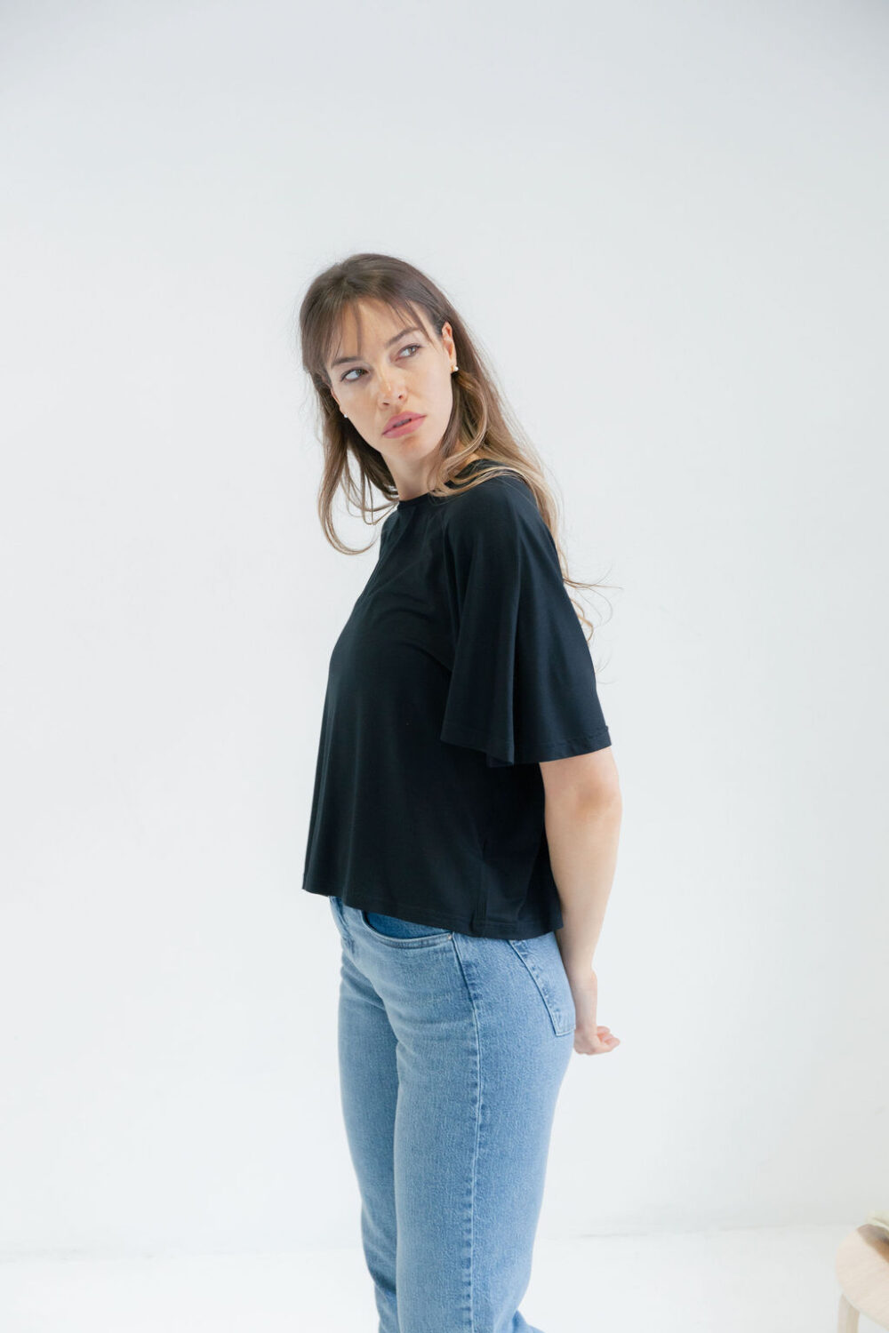 MAJICA BEYOND BASIC BLACK - Slika 5