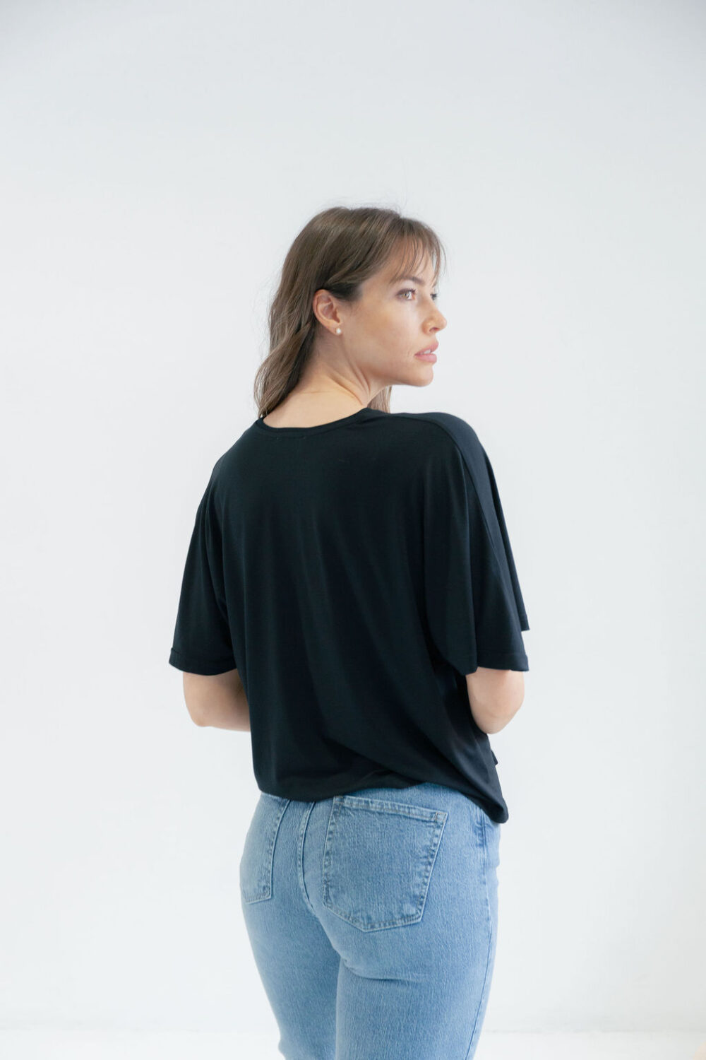 MAJICA BEYOND BASIC BLACK - Slika 4