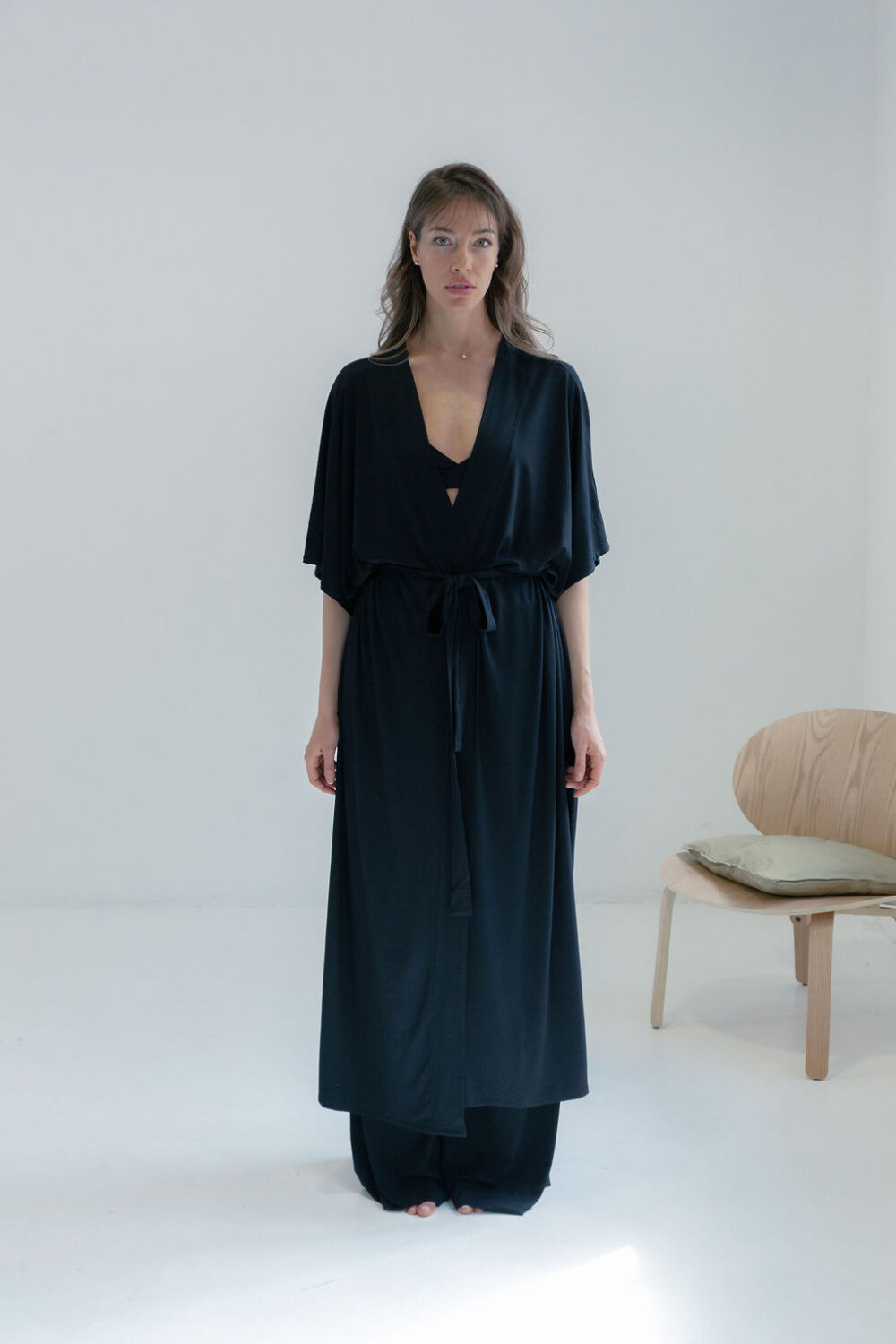 KIMONO LONG BLACK - Slika 3