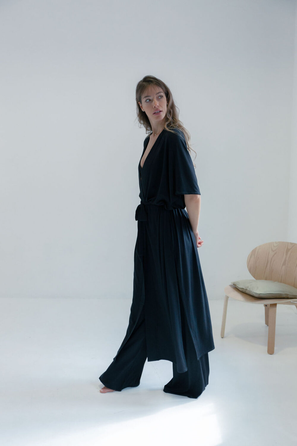 KIMONO LONG BLACK - Slika 7
