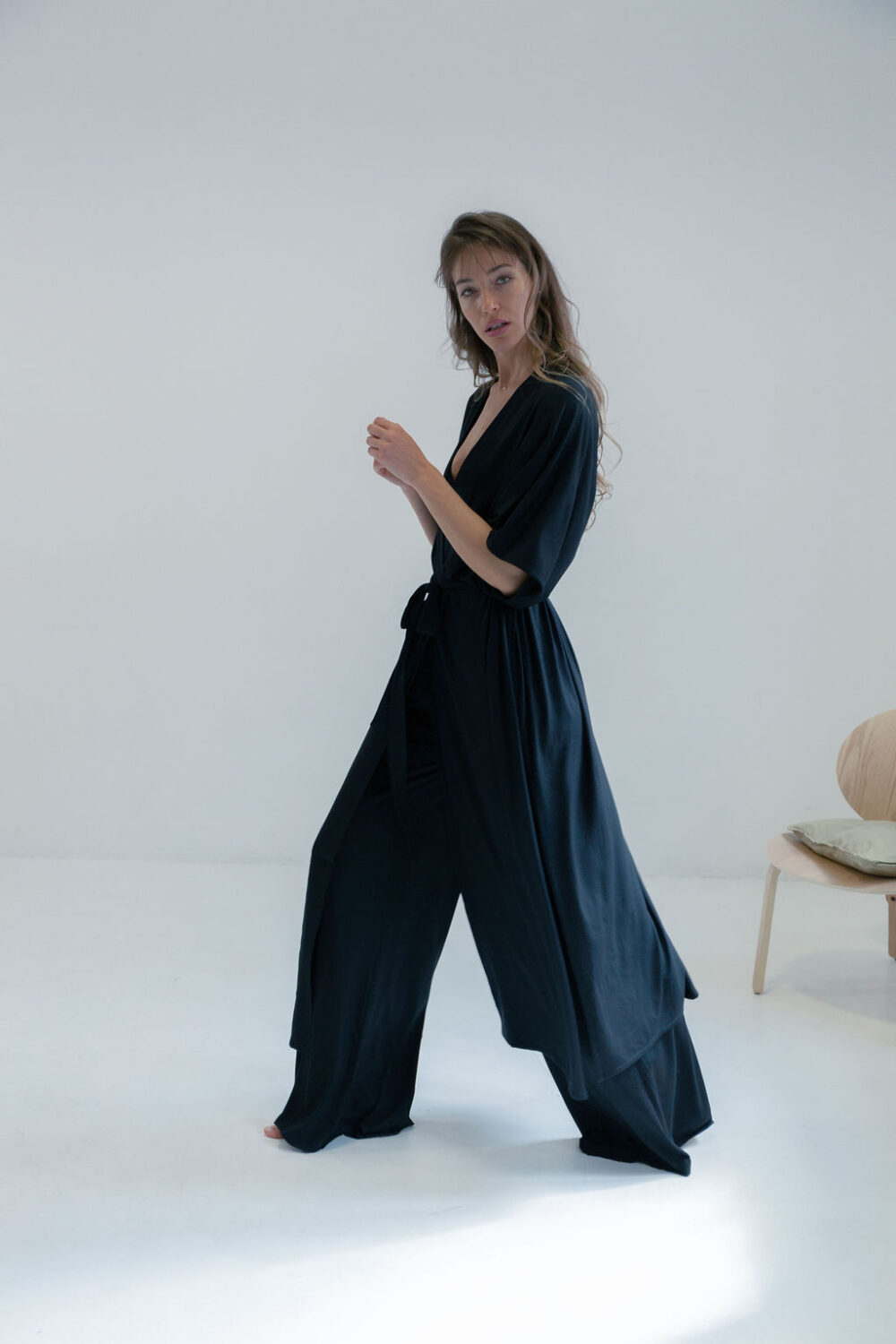 KIMONO LONG BLACK - Slika 4