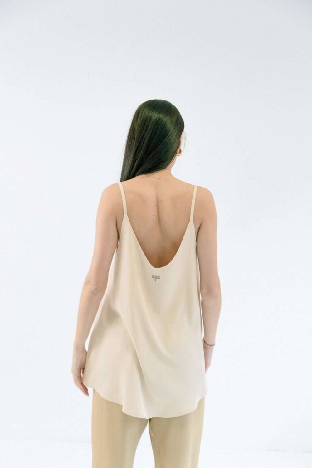 MAJICA LAGANINI LYOCELL IVORY - Slika 2