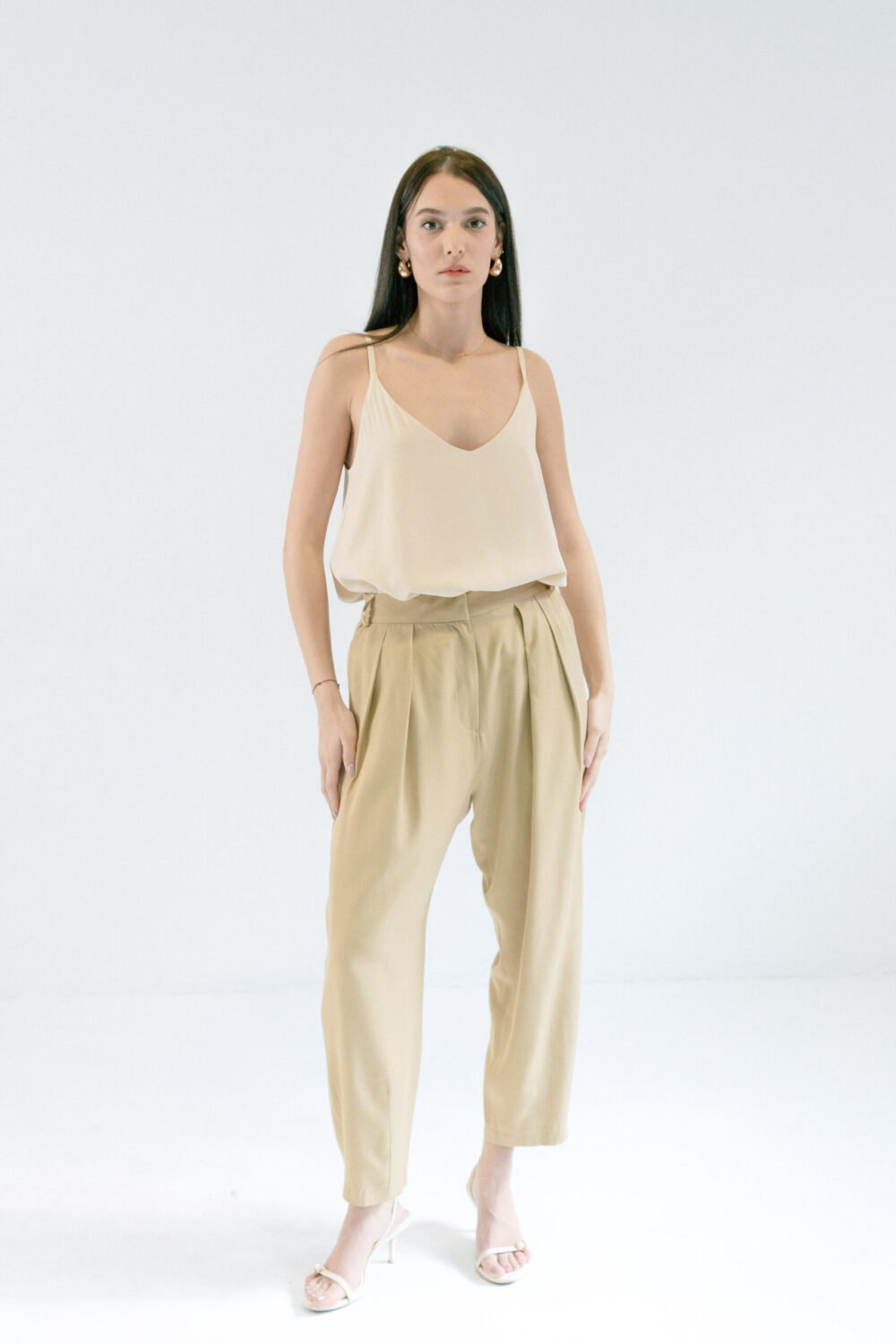 MAJICA LAGANINI LYOCELL IVORY - Slika 3