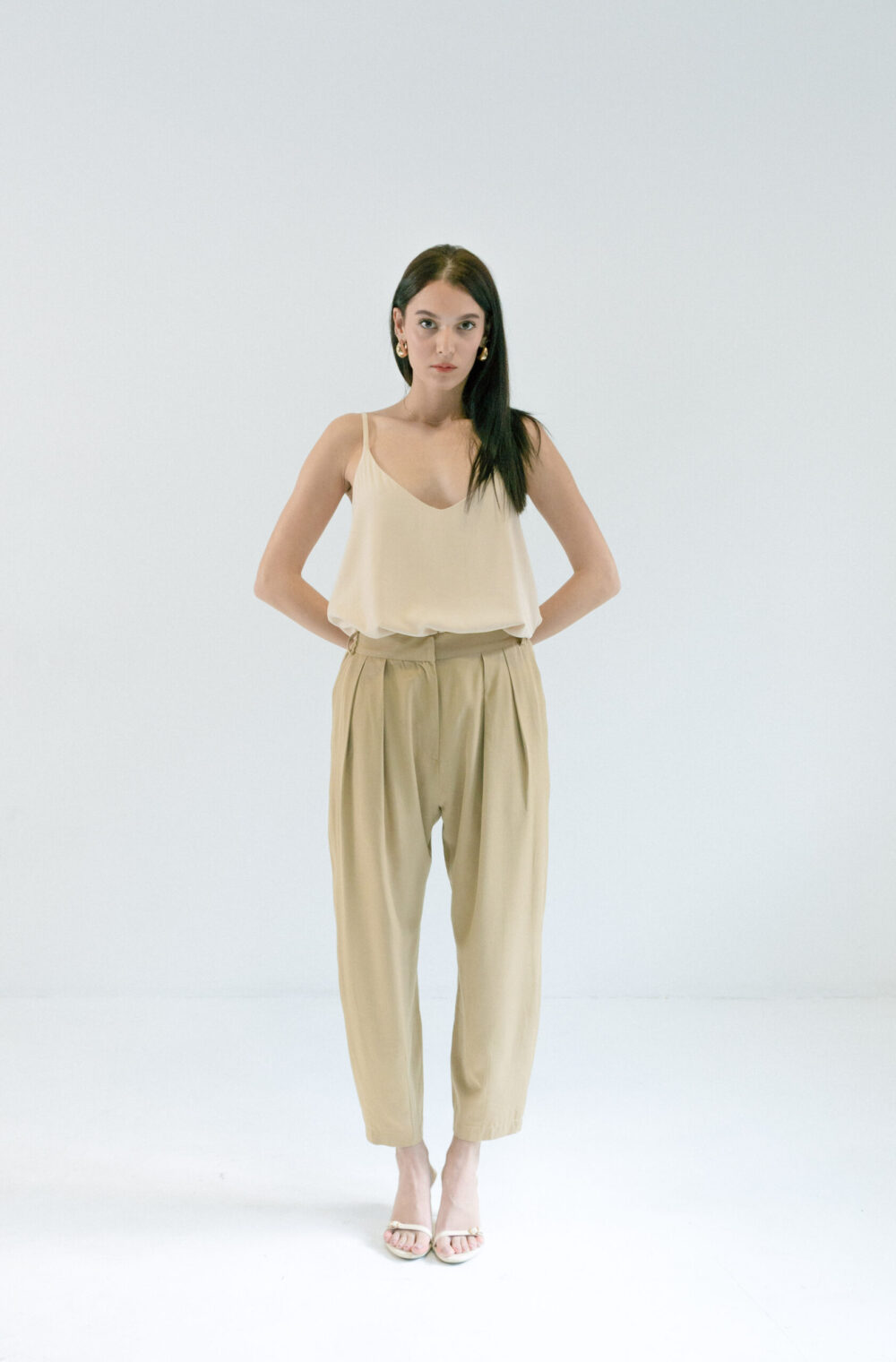 MAJICA LAGANINI LYOCELL IVORY - Slika 4