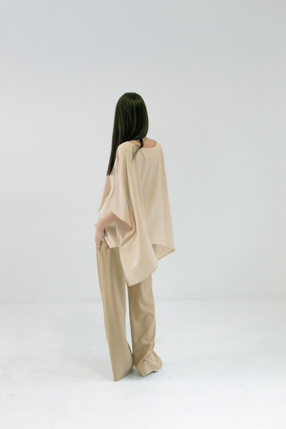 MAJICA ESSENTIAL LYOCELL IVORY - Slika 3