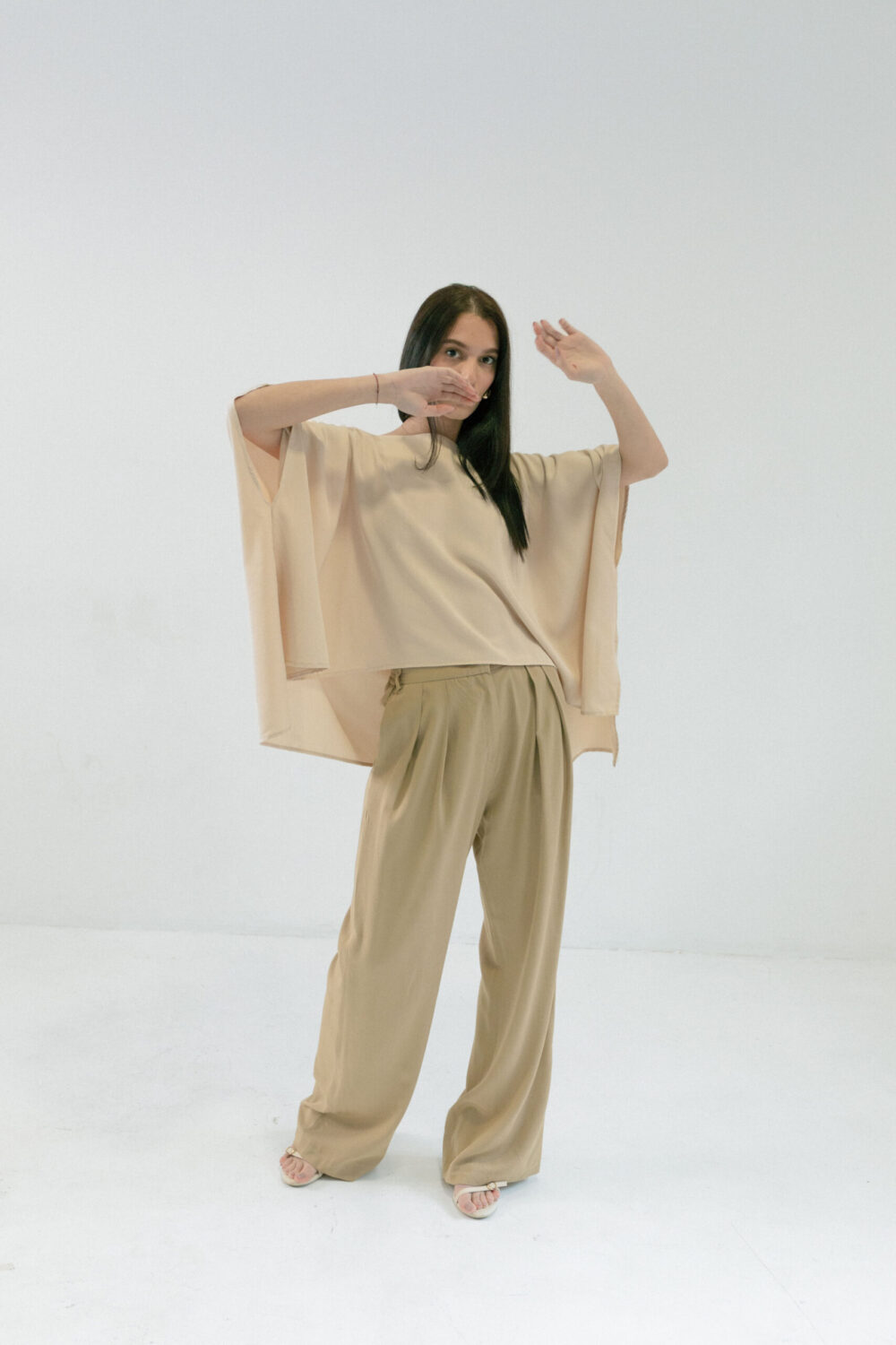 MAJICA ESSENTIAL LYOCELL IVORY - Slika 2