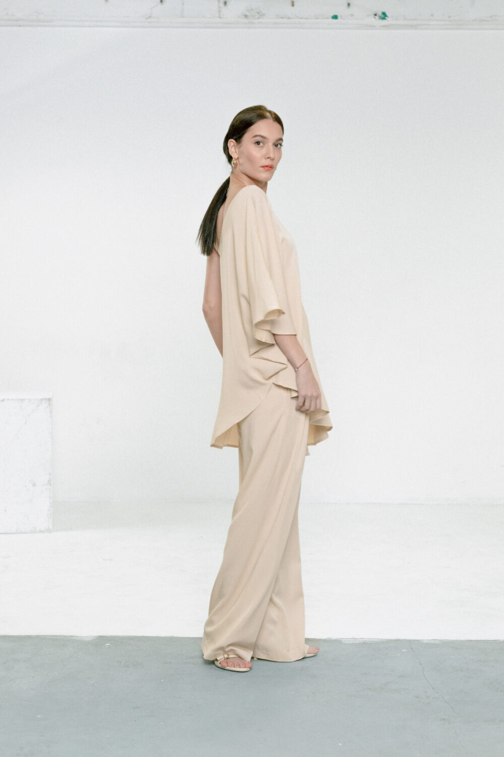 MAJICA AURA LYOCELL IVORY - Slika 4