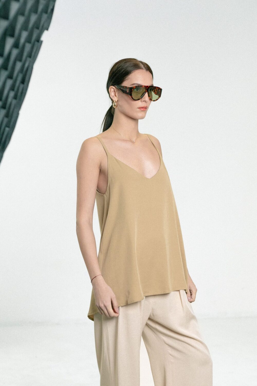MAJICA LAGANINI LYOCELL SAND