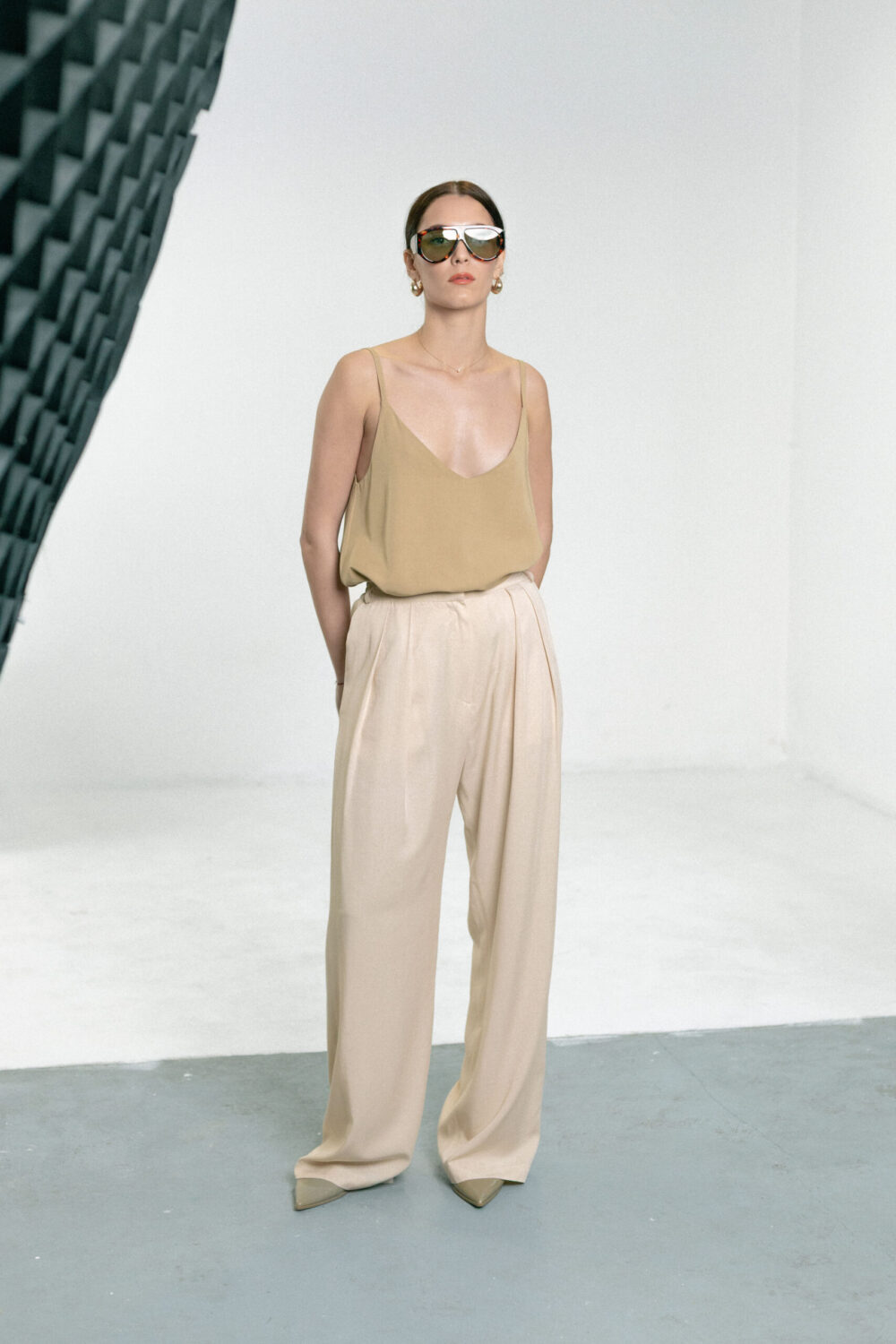 MAJICA LAGANINI LYOCELL SAND - Slika 7