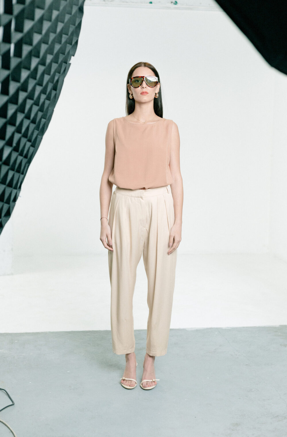 PANTALONE MONACO IVORY - Slika 2