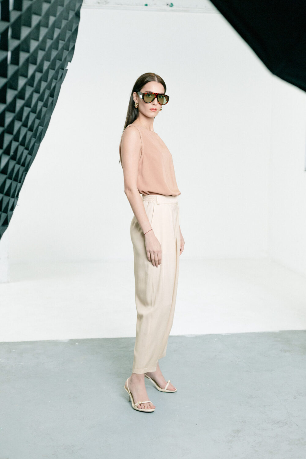 PANTALONE MONACO IVORY - Slika 4