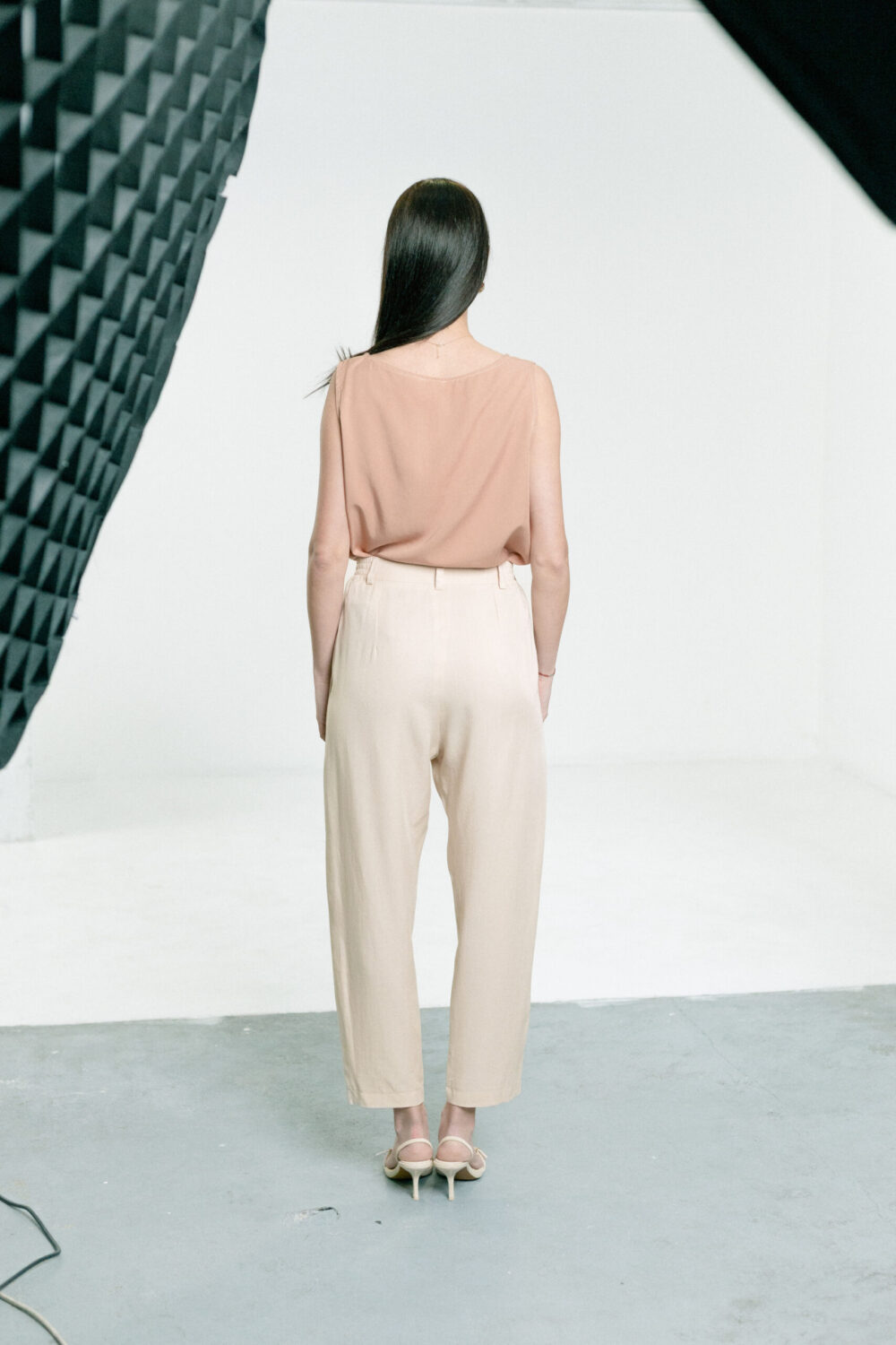 PANTALONE MONACO IVORY - Slika 3