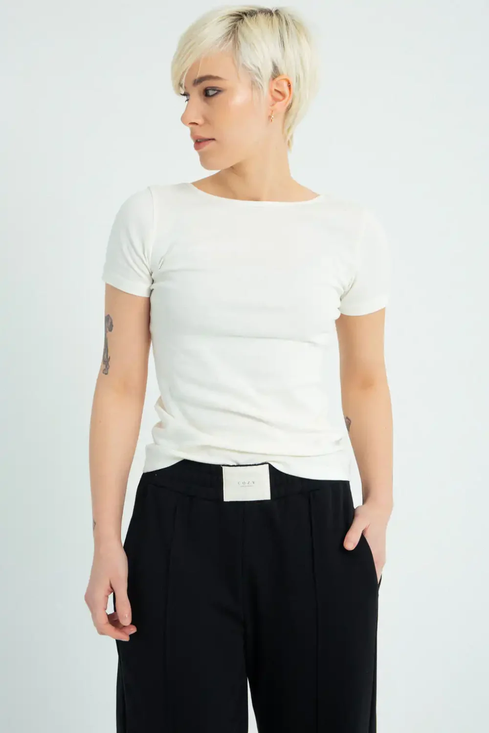 MAJICA NEO ORGANIC OFF WHITE - Slika 3
