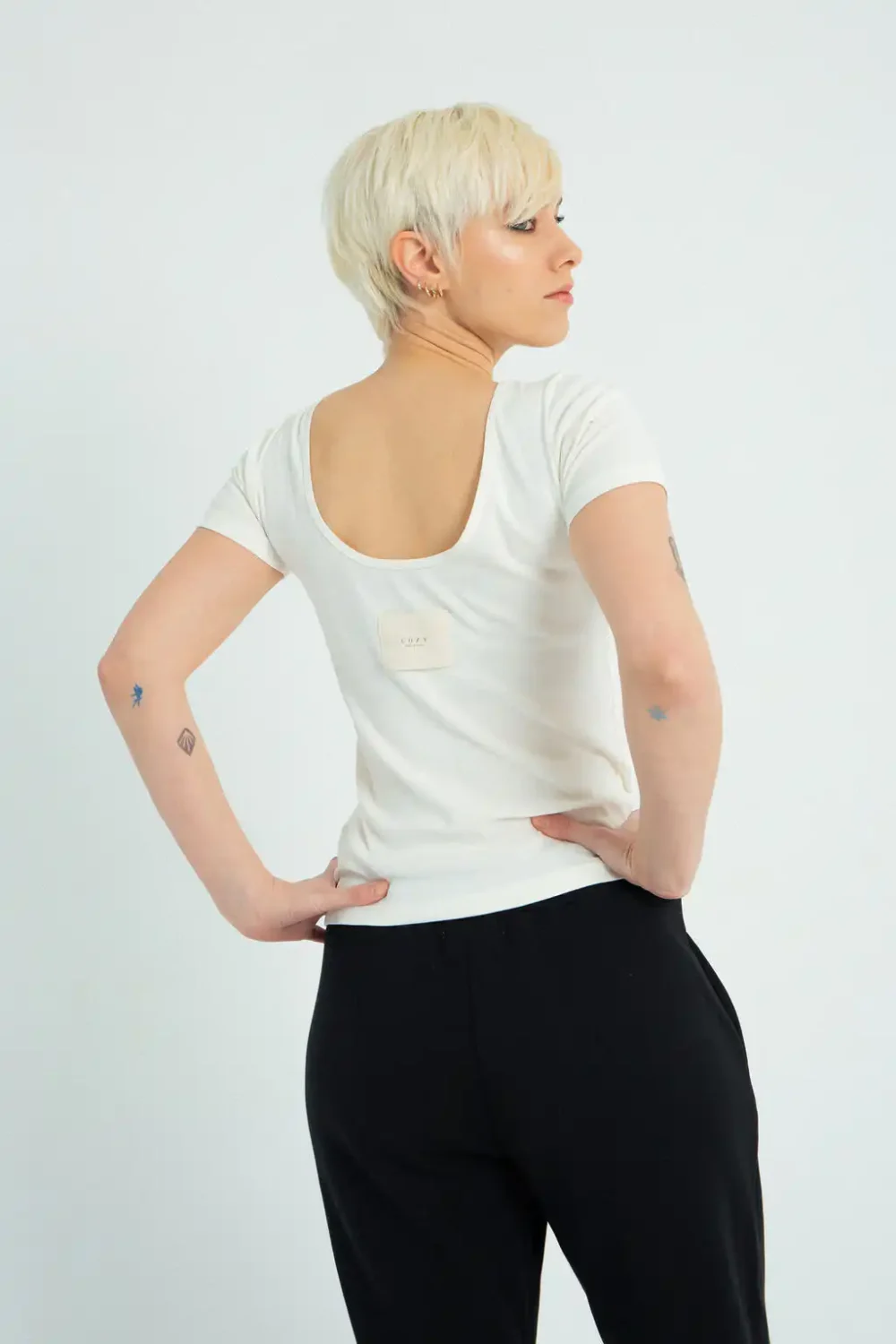MAJICA NEO ORGANIC OFF WHITE - Slika 6