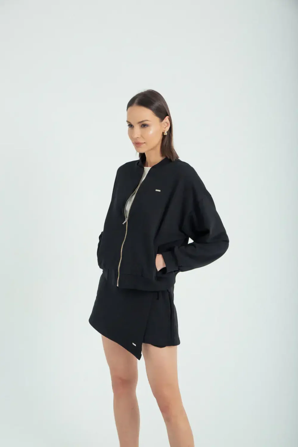 DUKS JAKNA BOMBER BLACK - Slika 5