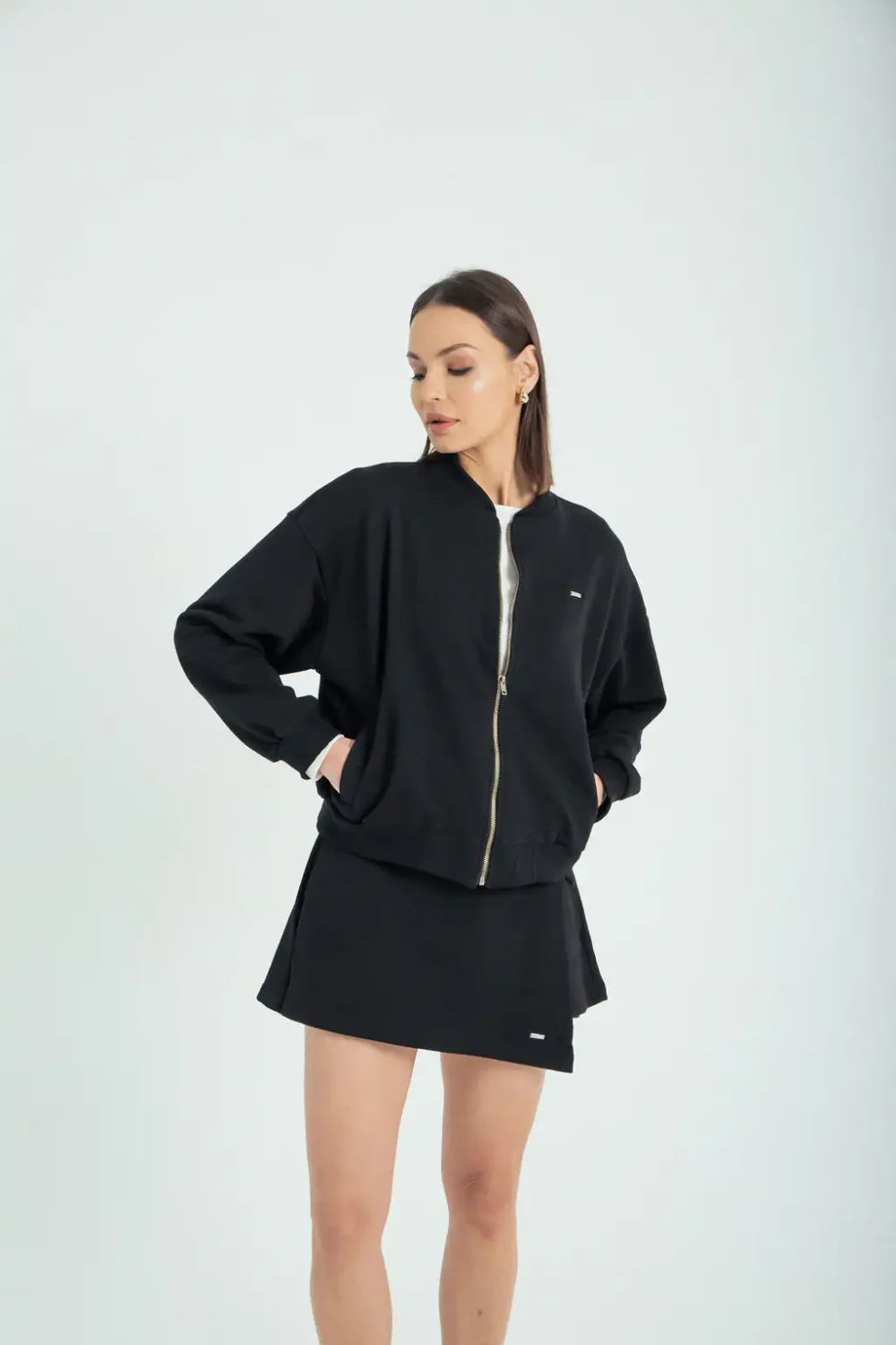 DUKS JAKNA BOMBER BLACK - Slika 3