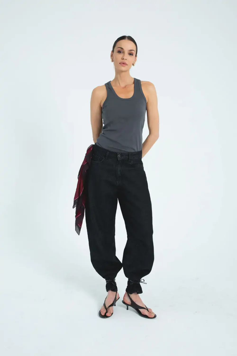 MAJICA ATLET ORGANIC DARK GREY - Slika 3