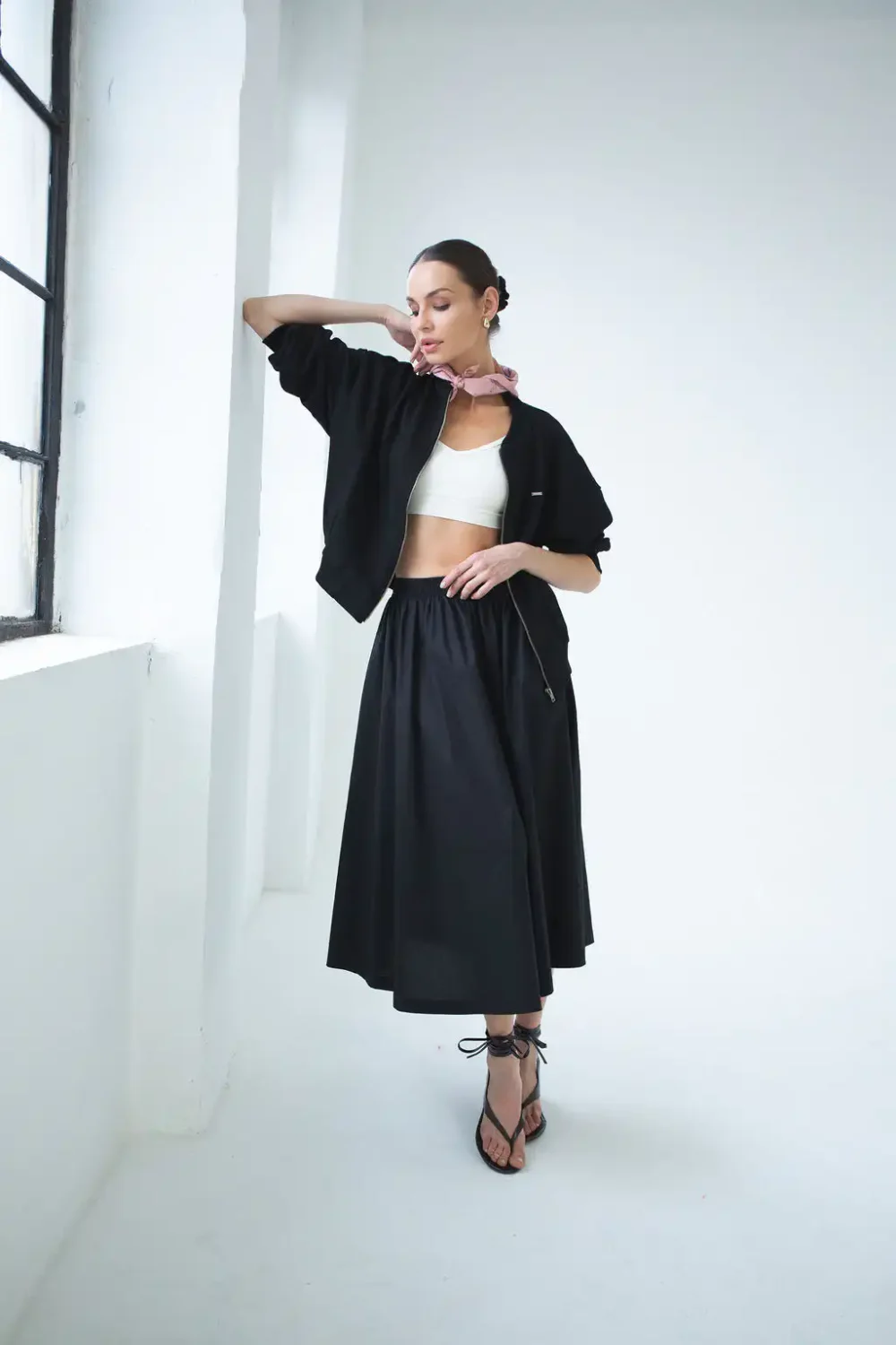 DUKS JAKNA BOMBER BLACK - Slika 7