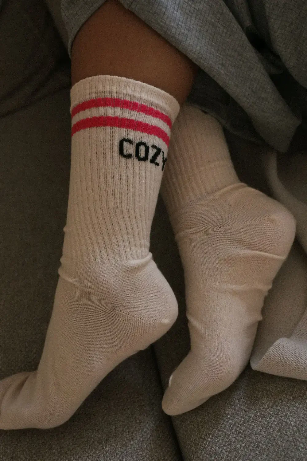 ČARAPE ORGANIC PINK STRIPE - Slika 5