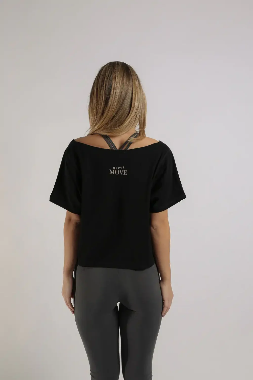 MAJICA COZY2MOVE BLACK - Slika 4