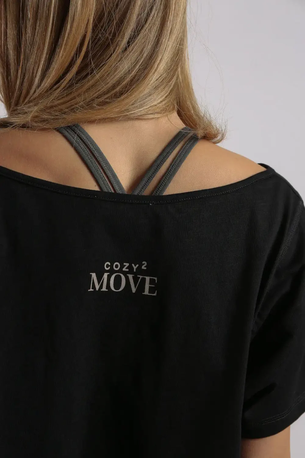 MAJICA COZY2MOVE BLACK - Slika 2